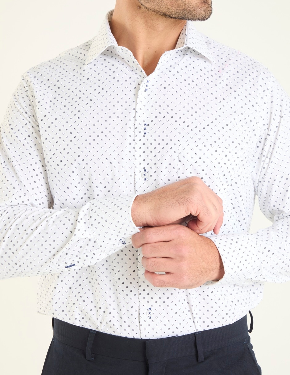 Camisa de vestir manga larga para hombre 4
