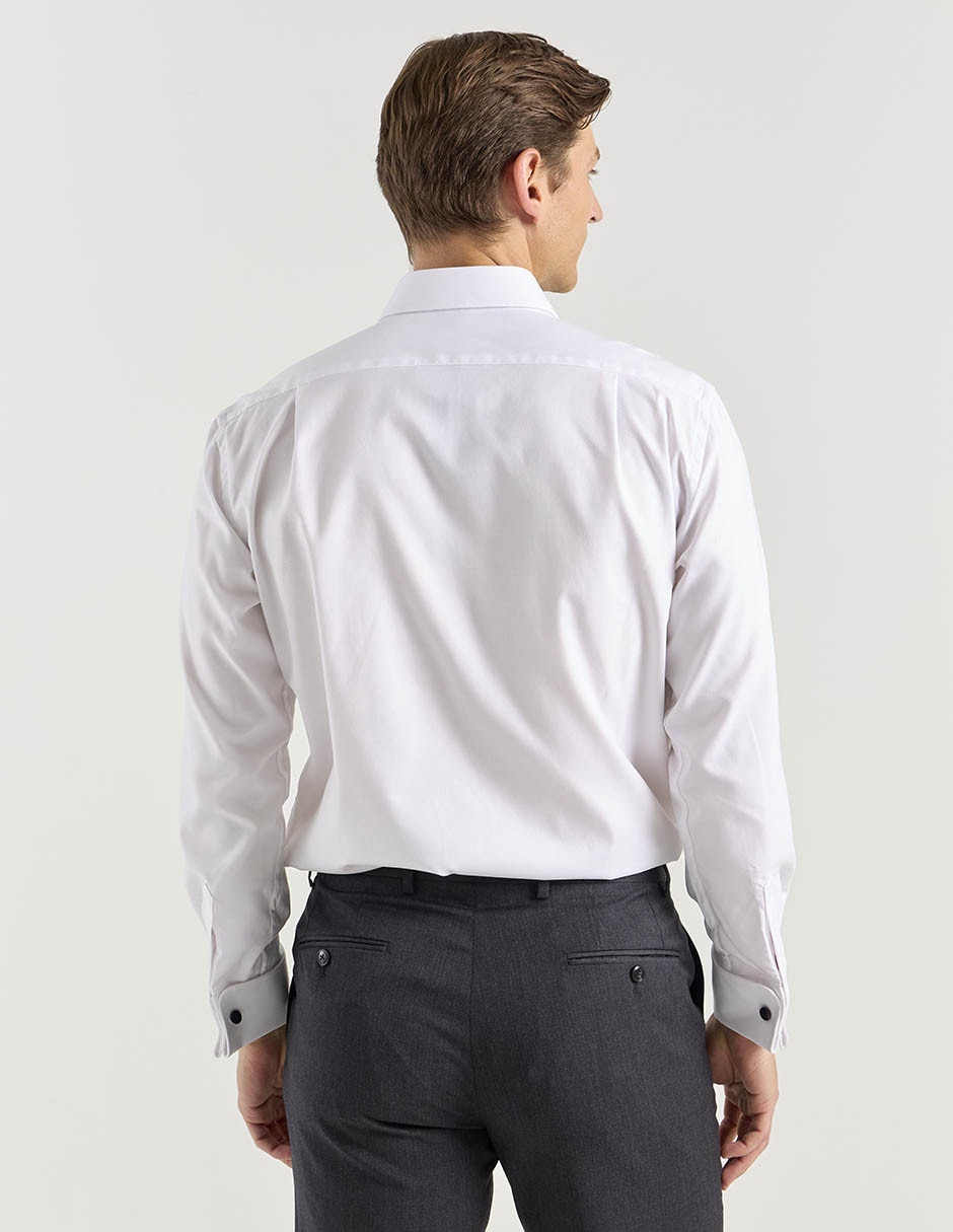 Camisa de vestir de algodón manga larga para hombre 5