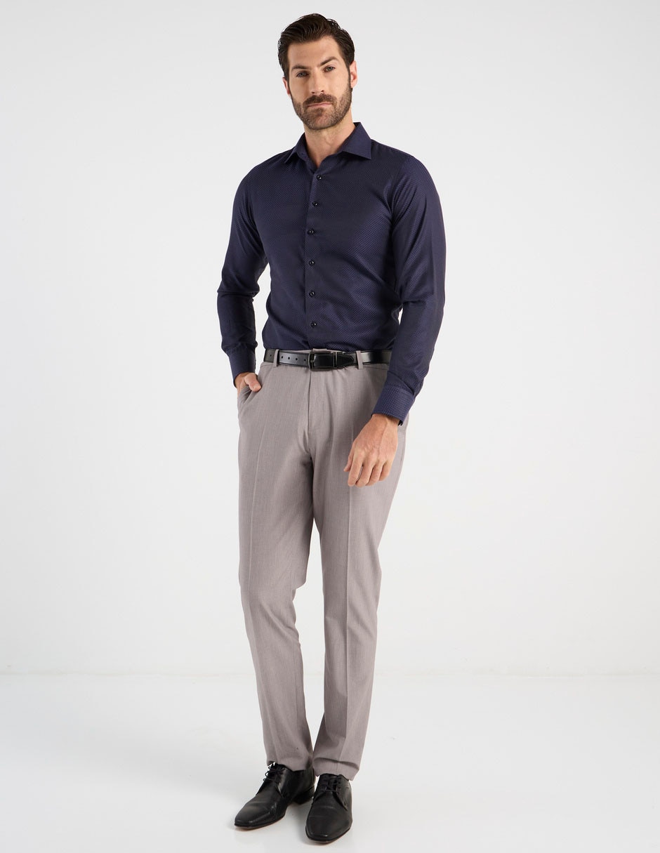 Camisa de vestir manga larga para hombre 6
