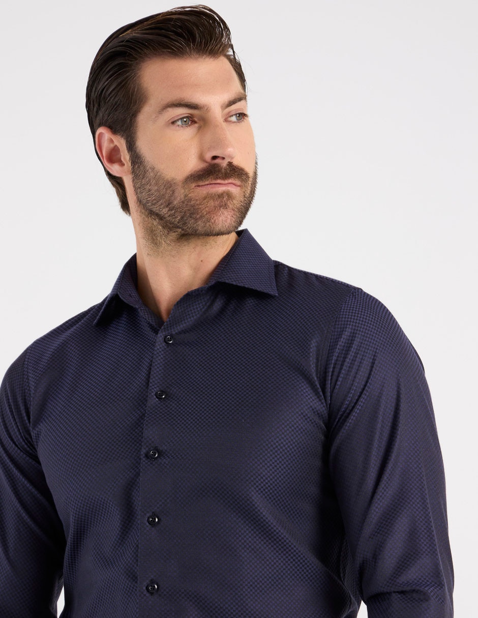 Camisa de vestir manga larga para hombre 7