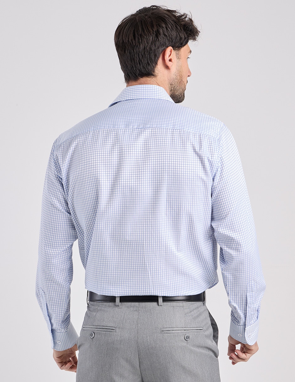 Camisa business casual manga larga para hombre 2