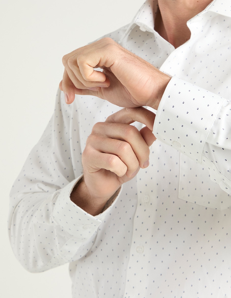 Camisa de vestir manga larga para hombre 4