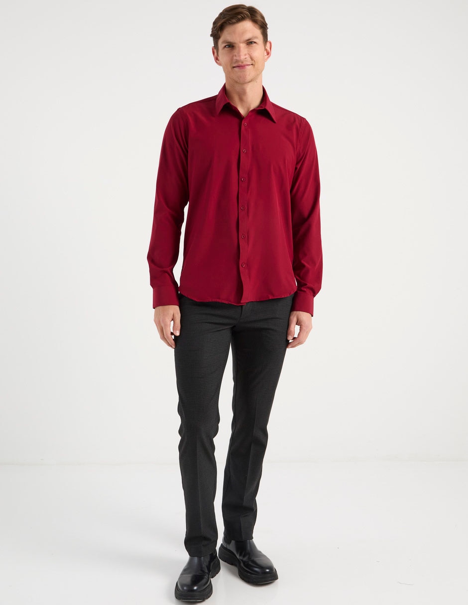 Camisa de vestir manga larga para hombre 3