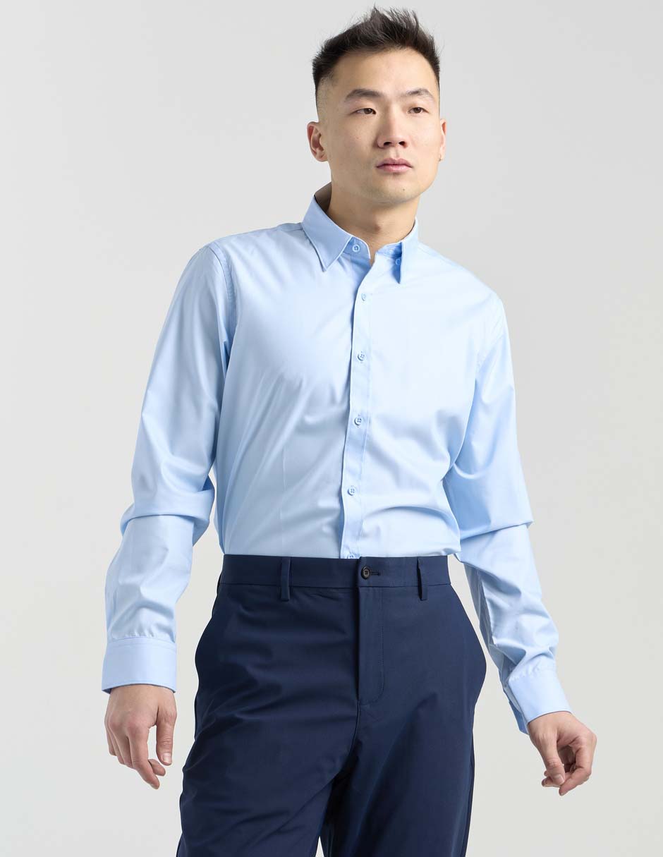 Camisa formal manga larga para hombre Camisa formal manga larga para hombre