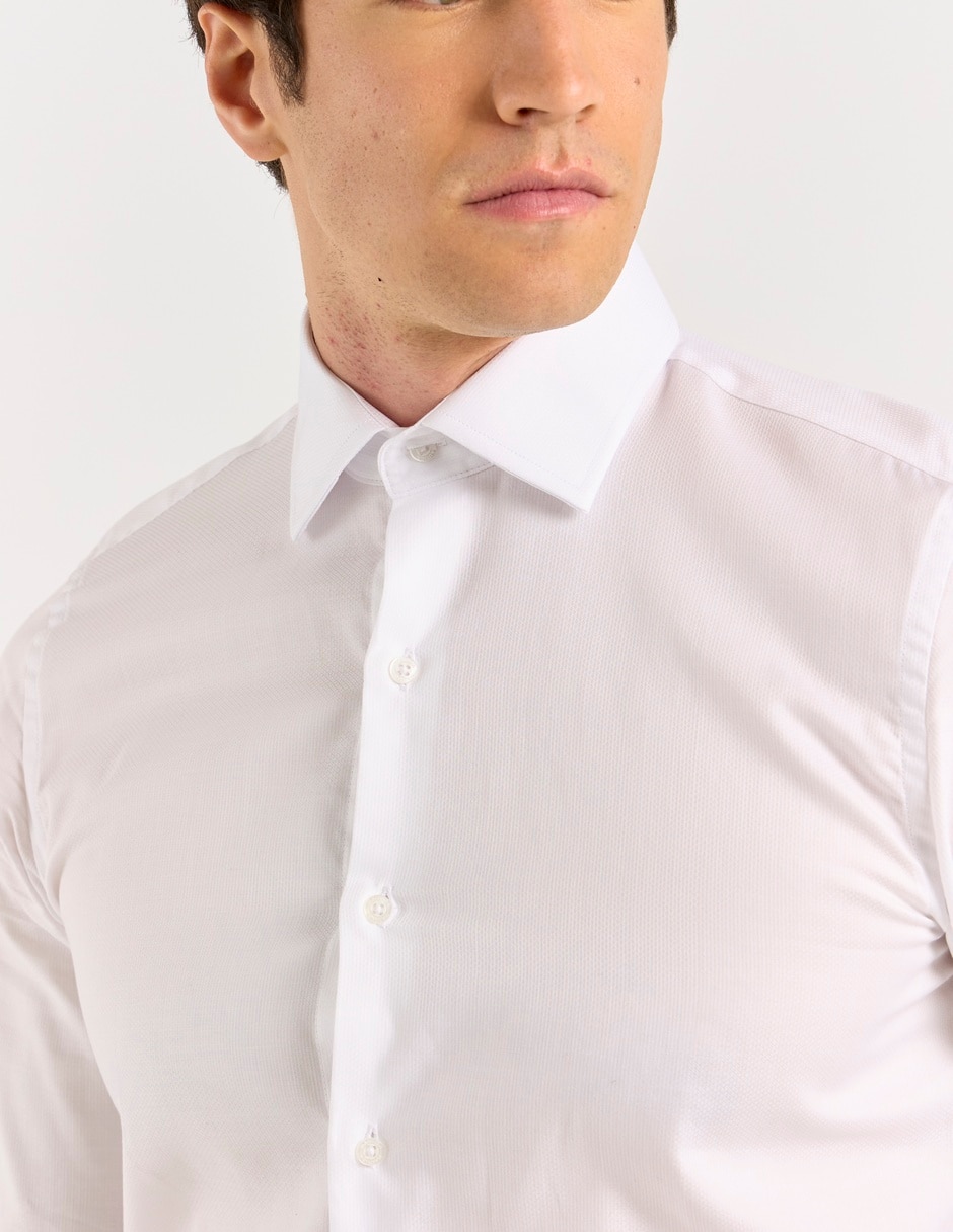 Camisa de vestir de algodón para hombre 4