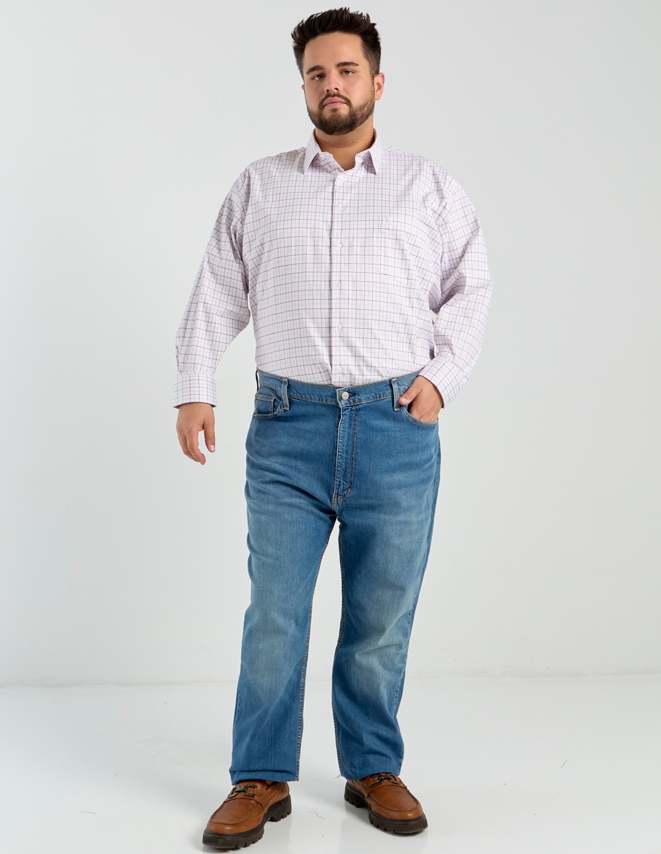 Camisa casual manga larga para hombre 2