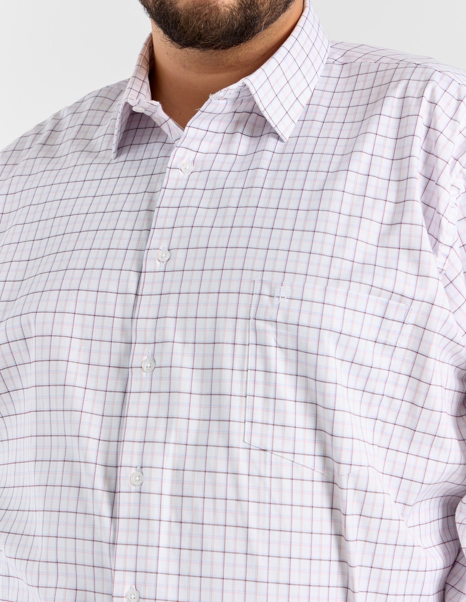 Camisa casual manga larga para hombre 4