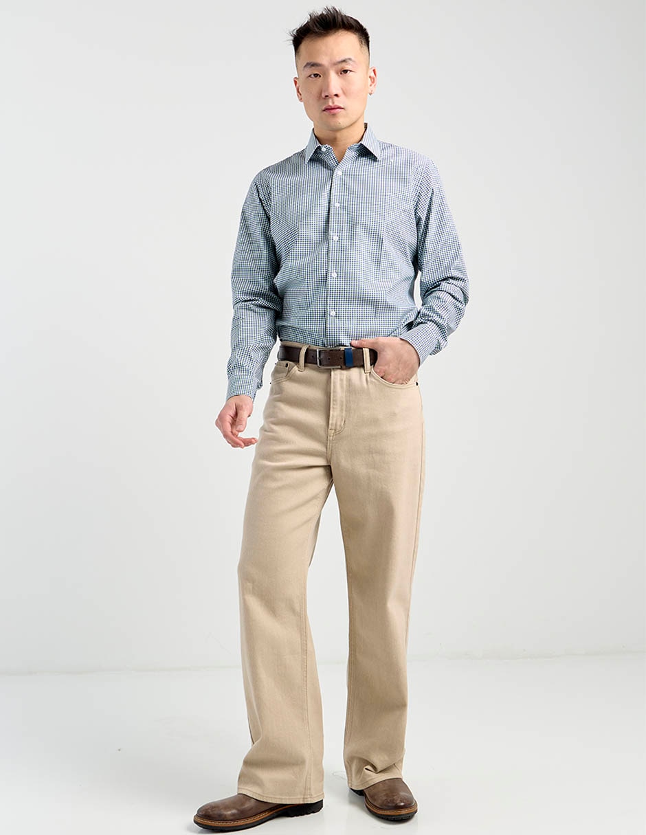 Camisa de vestir manga larga para hombre 2