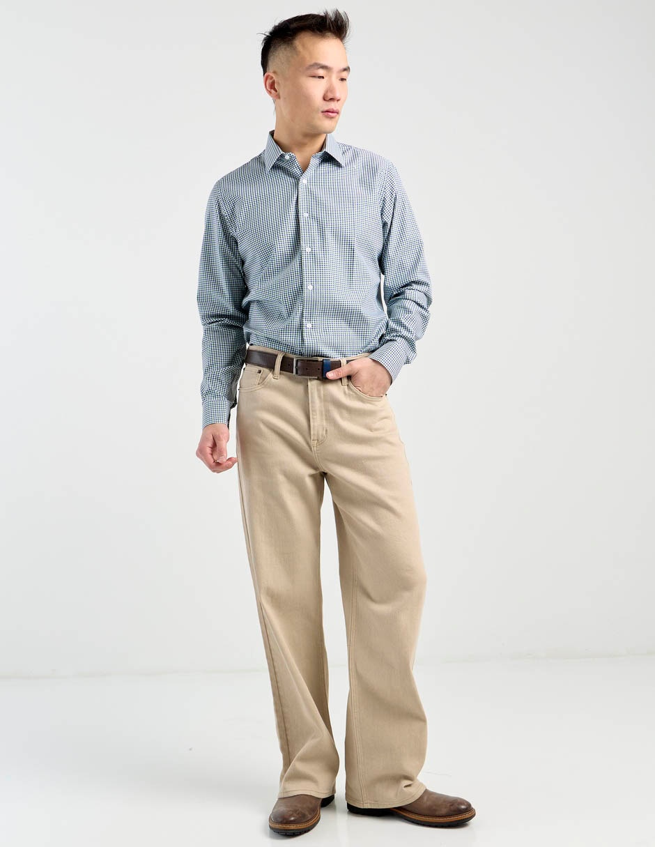 Camisa de vestir manga larga para hombre 3