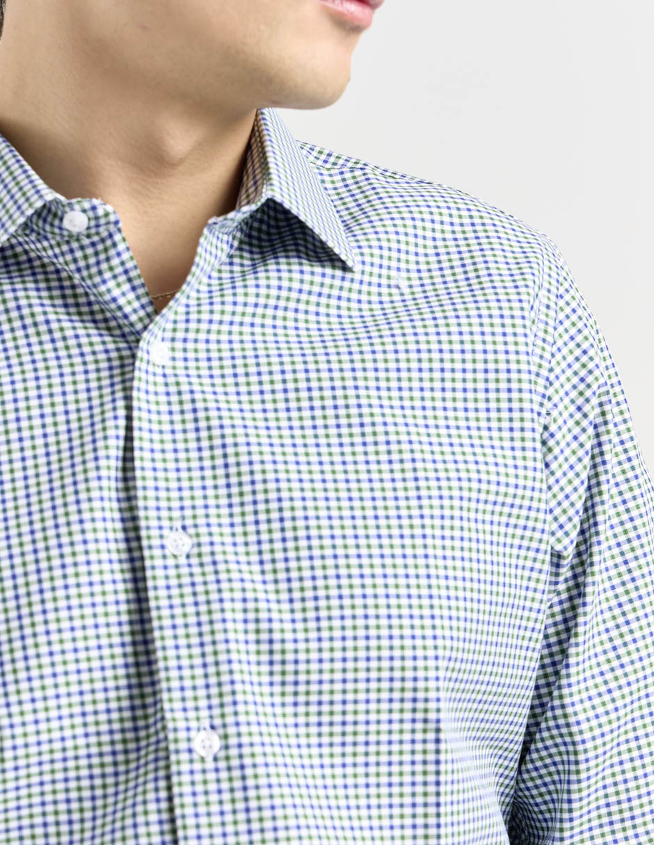 Camisa de vestir manga larga para hombre 4