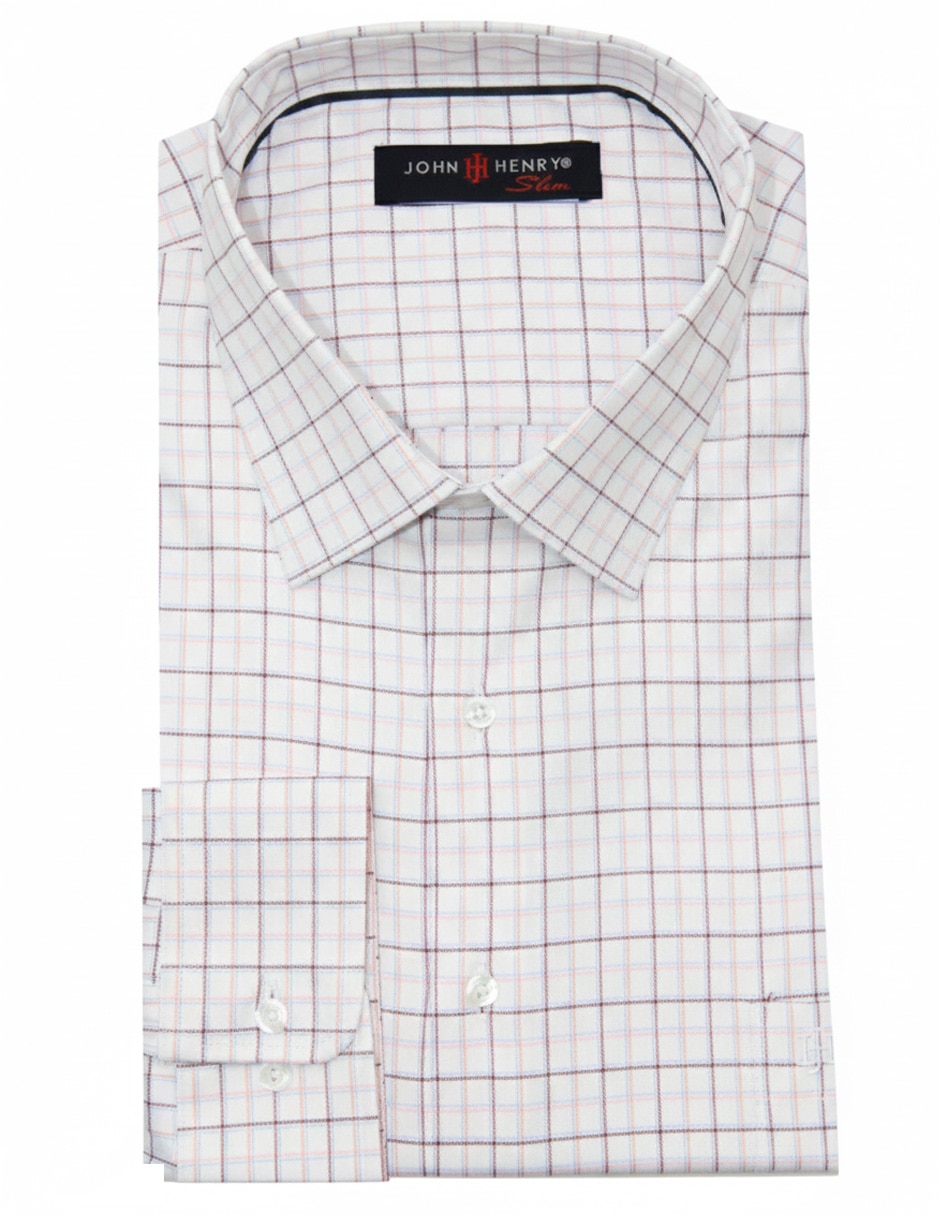 Camisa de vestir manga larga para hombre