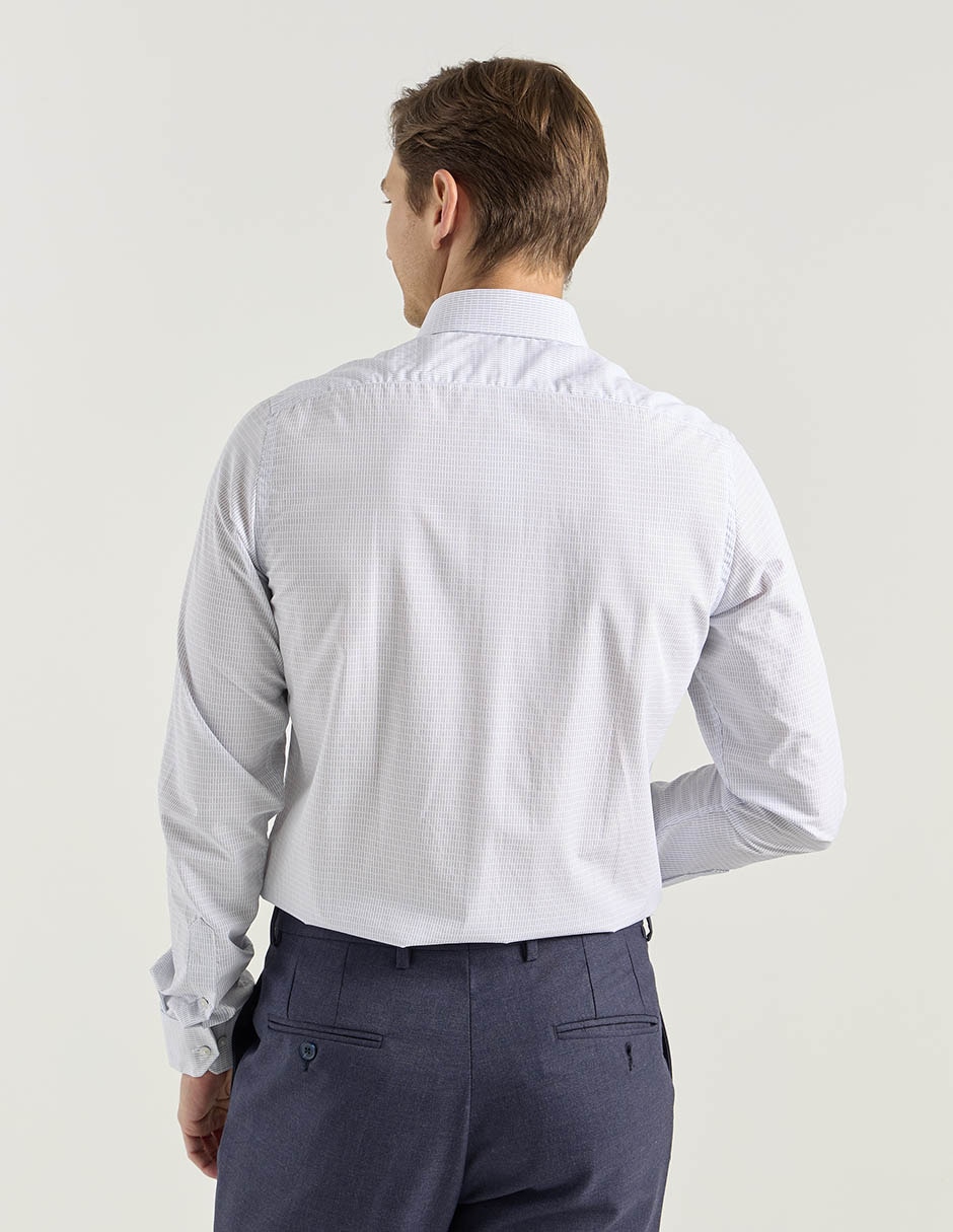Camisa de vestir de bambú manga larga para hombre 2