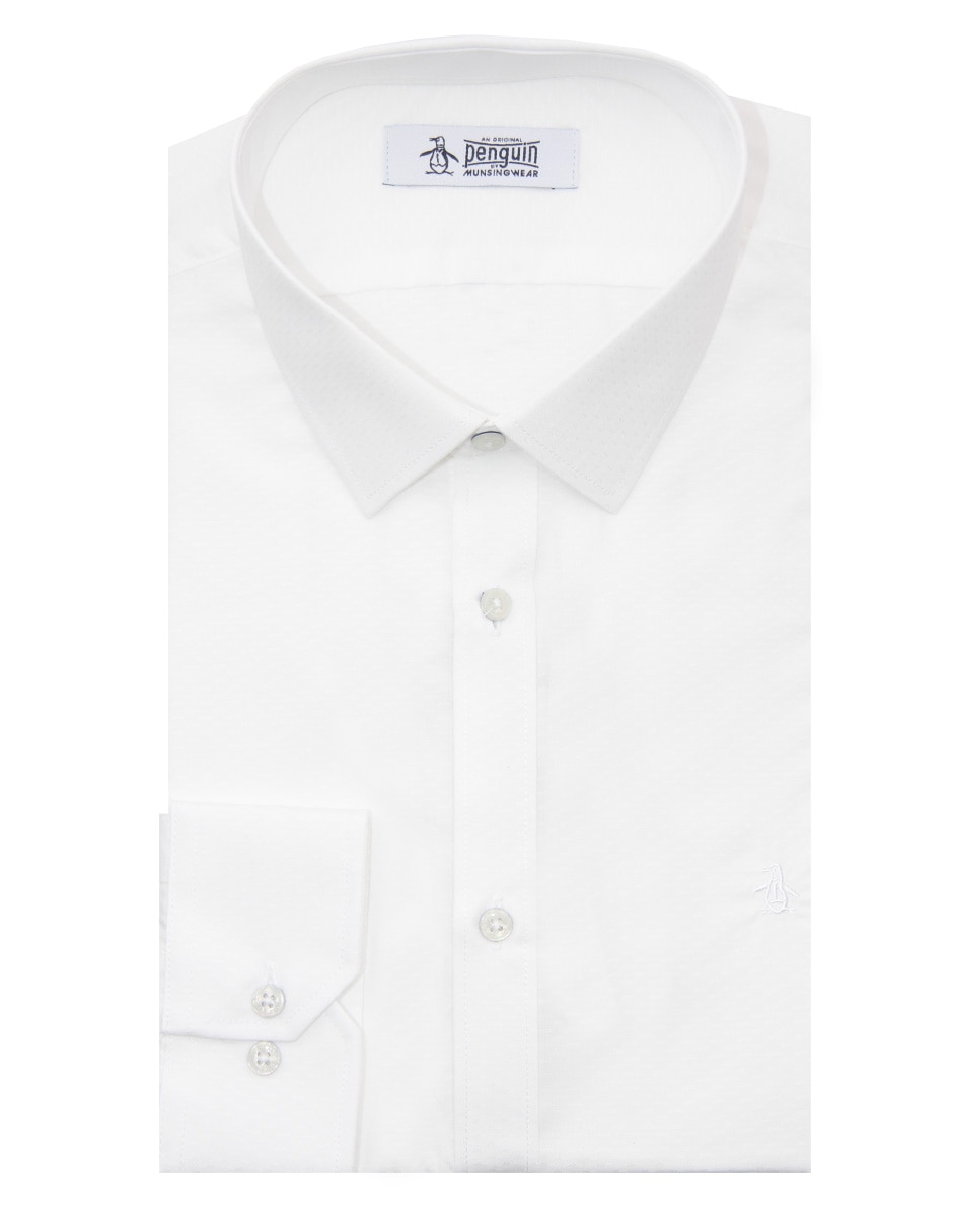 Camisa de vestir de Bambú manga larga para hombre