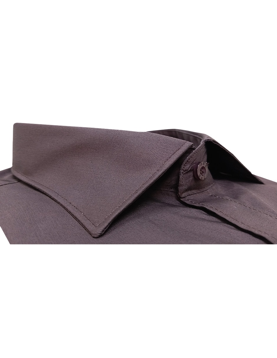 Camisa de vestir de algodón manga larga para hombre 2