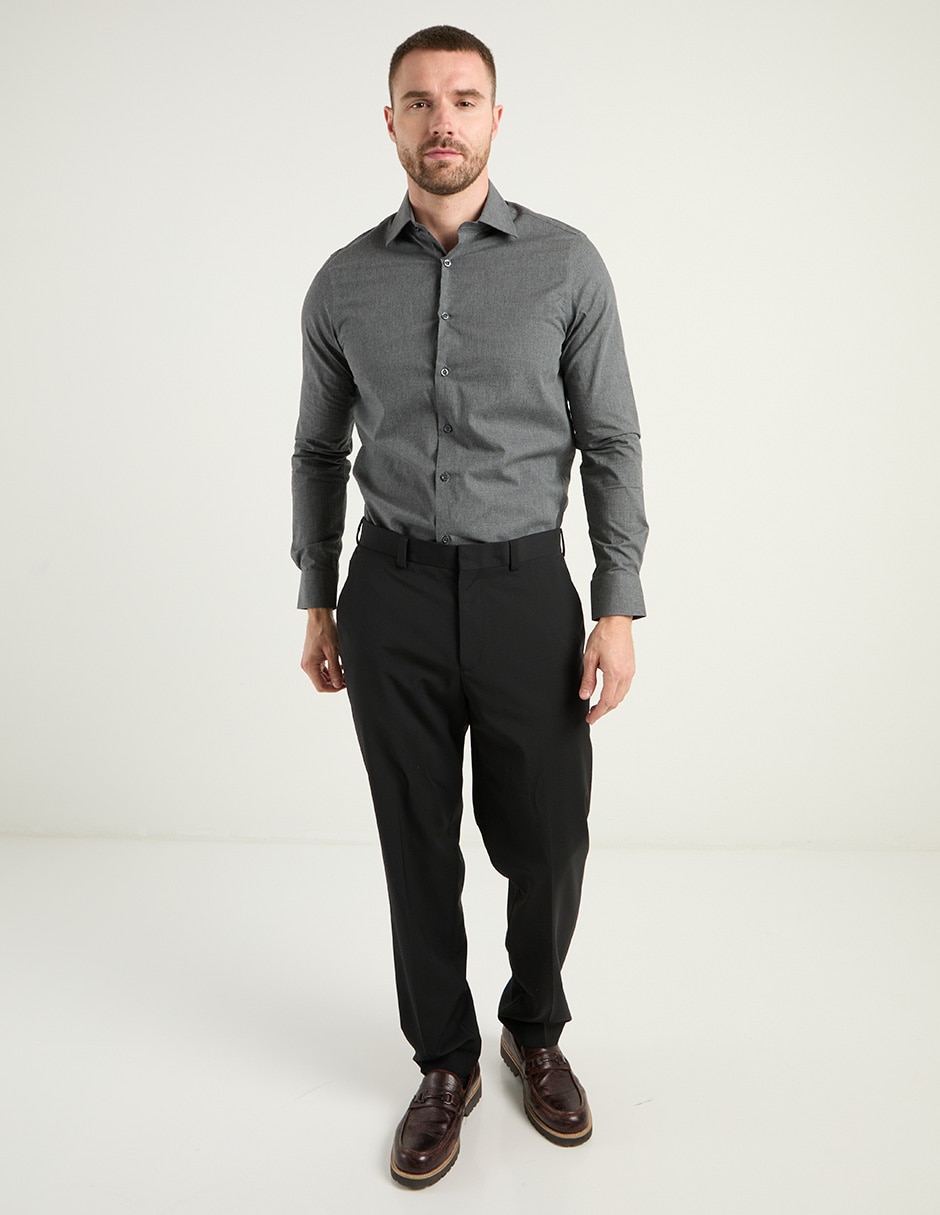 Camisa casual de algodón manga larga para hombre 3