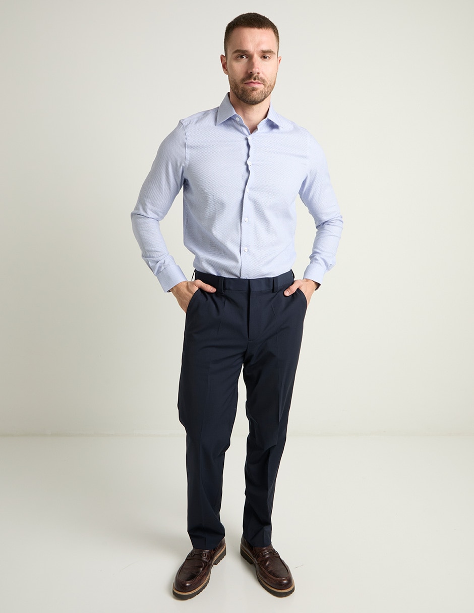 Camisa de vestir manga larga para hombre 2