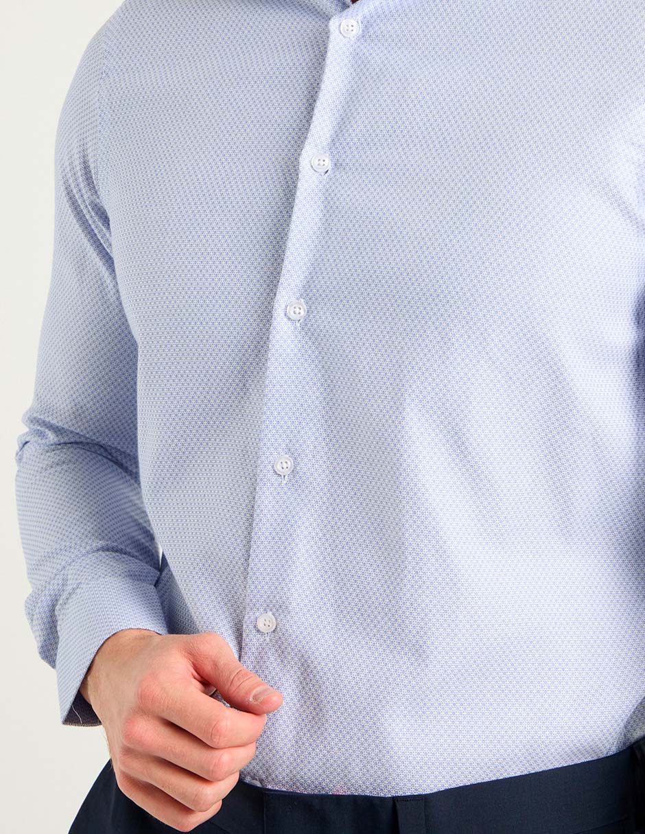 Camisa de vestir manga larga para hombre 4