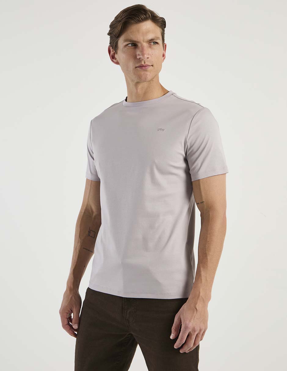 Playera cuello redondo para hombre