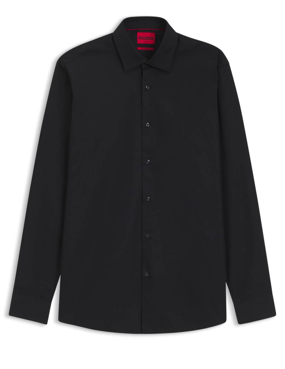 Camisa de vestir de algodón manga larga para hombre 2