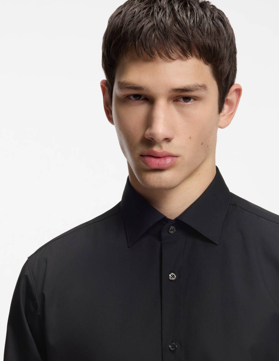 Camisa de vestir de algodón manga larga para hombre 4