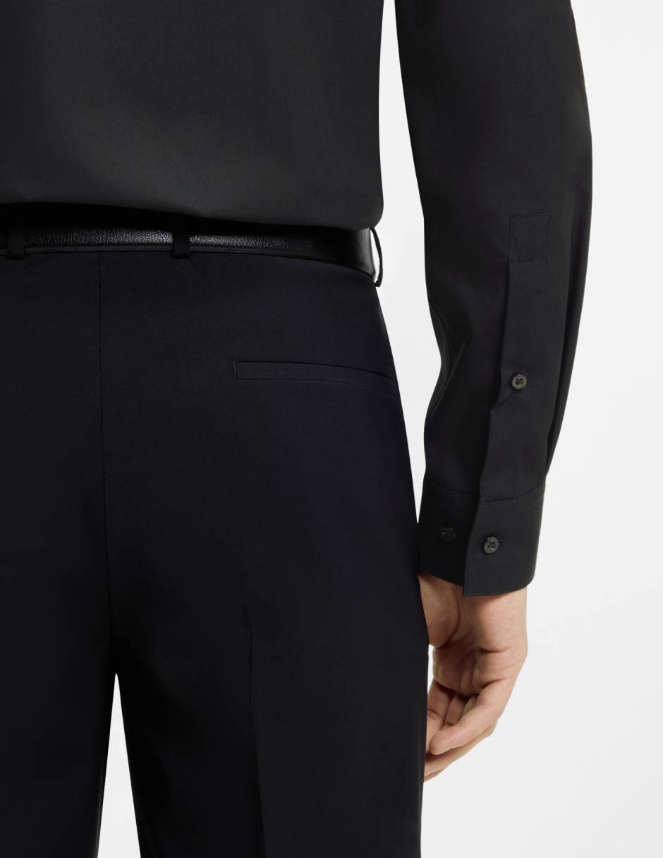 Camisa de vestir de algodón manga larga para hombre 5