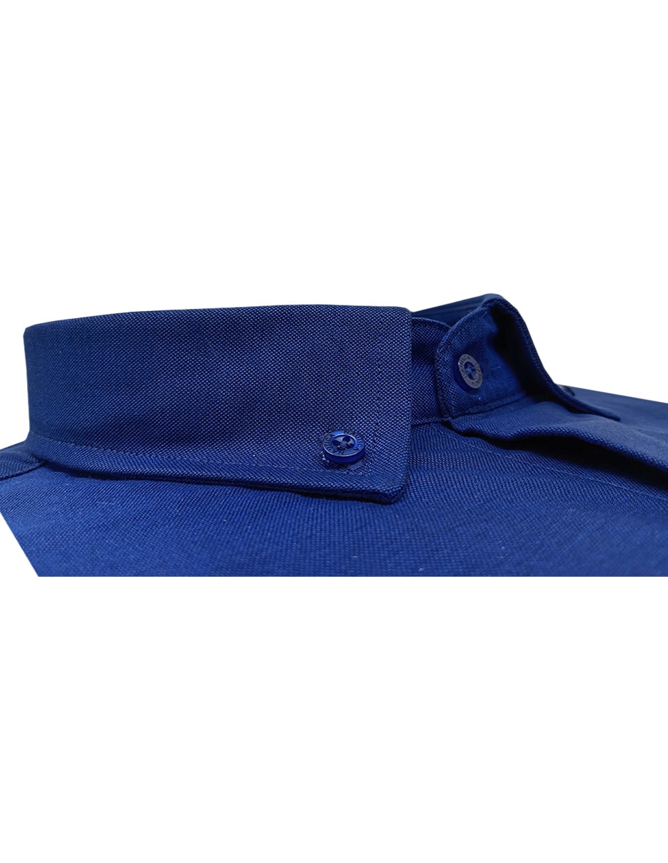 Camisa de vestir de algodón manga larga para hombre 2
