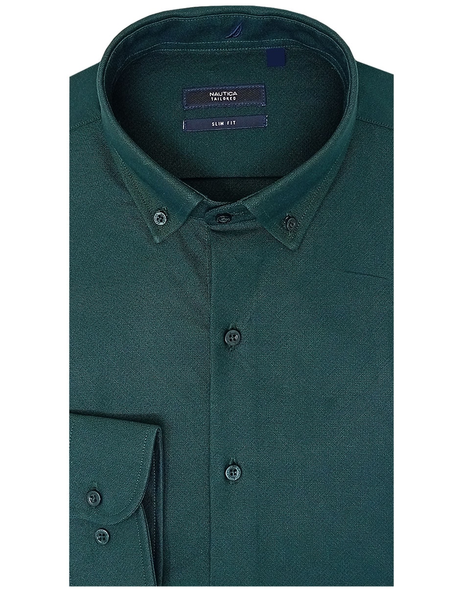 Camisa business casual de algodón manga larga para hombre Camisa business casual de algodón manga larga para hombre