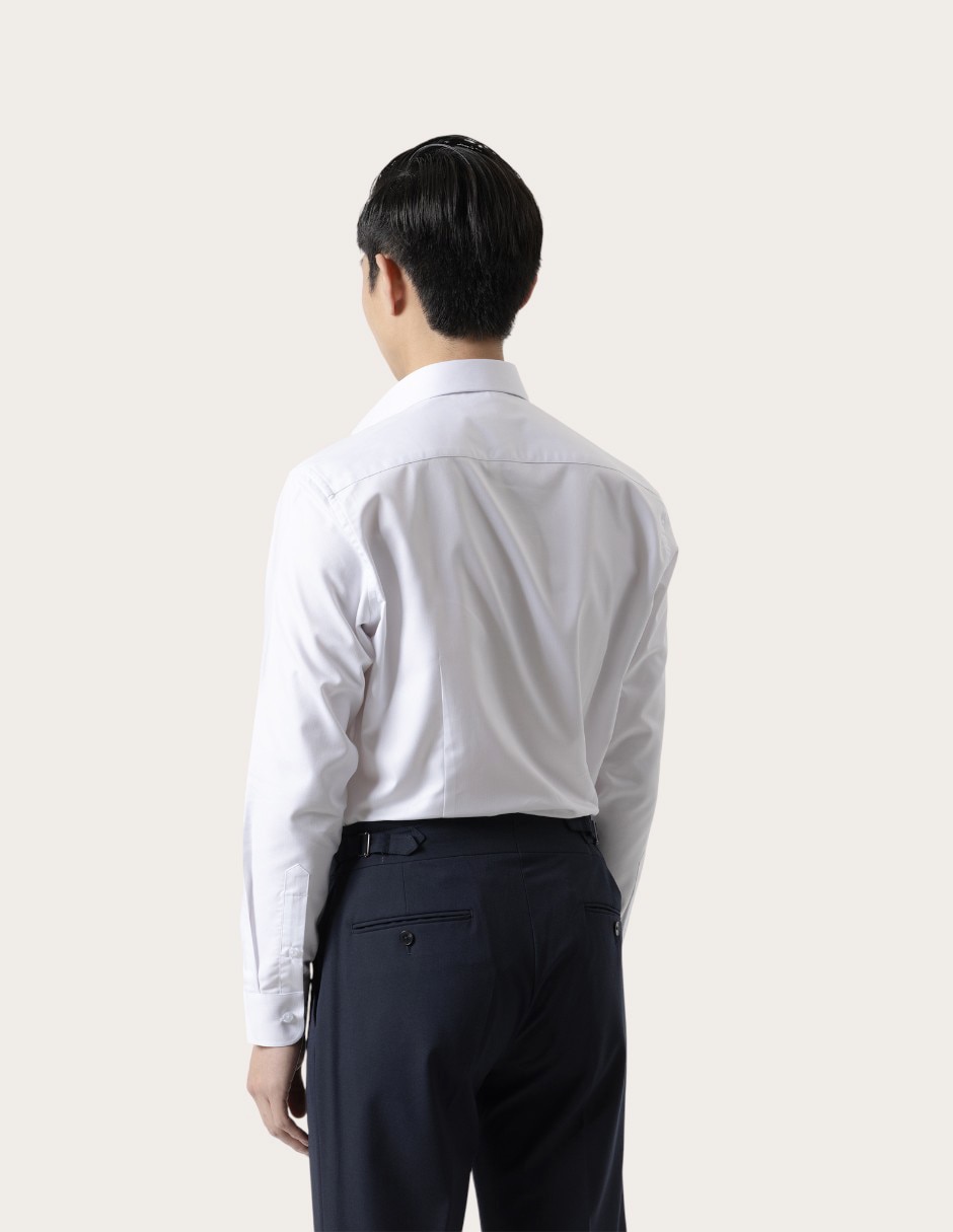 Camisa de vestir de algodón manga larga para hombre 4