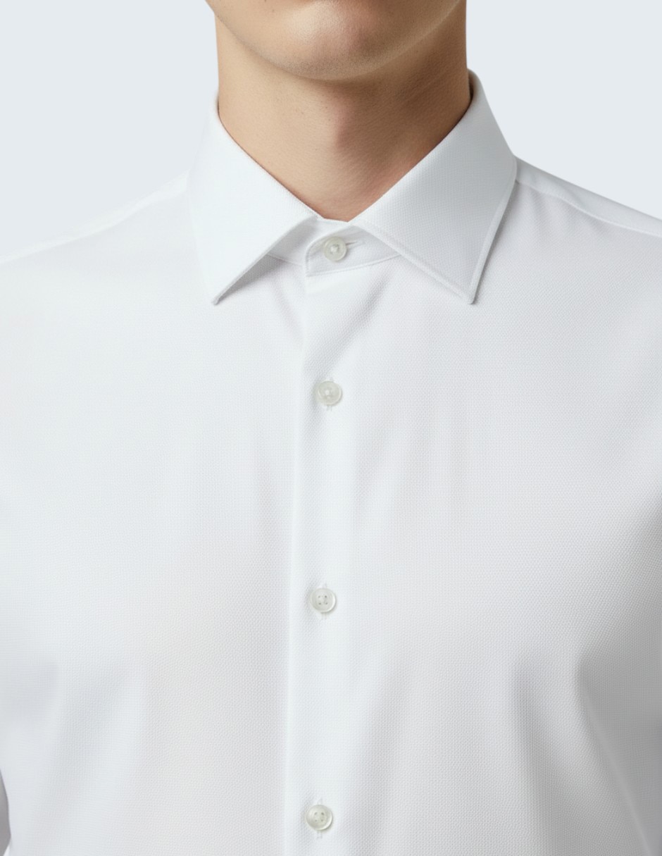 Camisa de vestir de algodón manga larga para hombre 3
