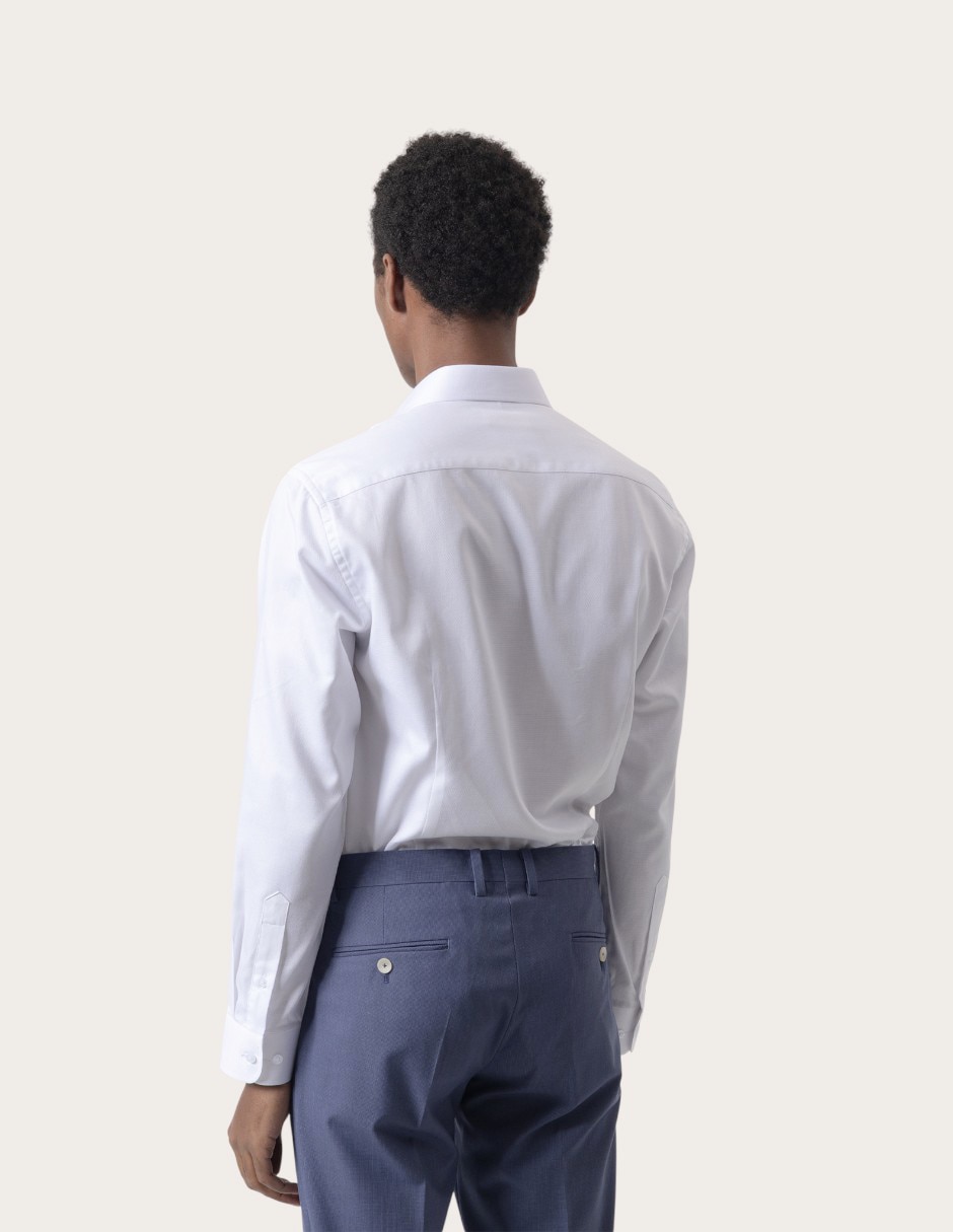 Camisa de vestir de algodón manga larga para hombre 4