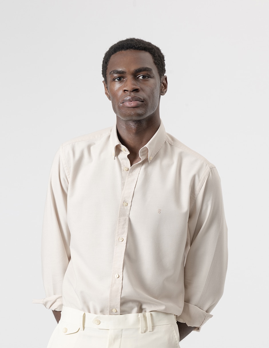 Camisa casual de algodón manga larga para hombre 3