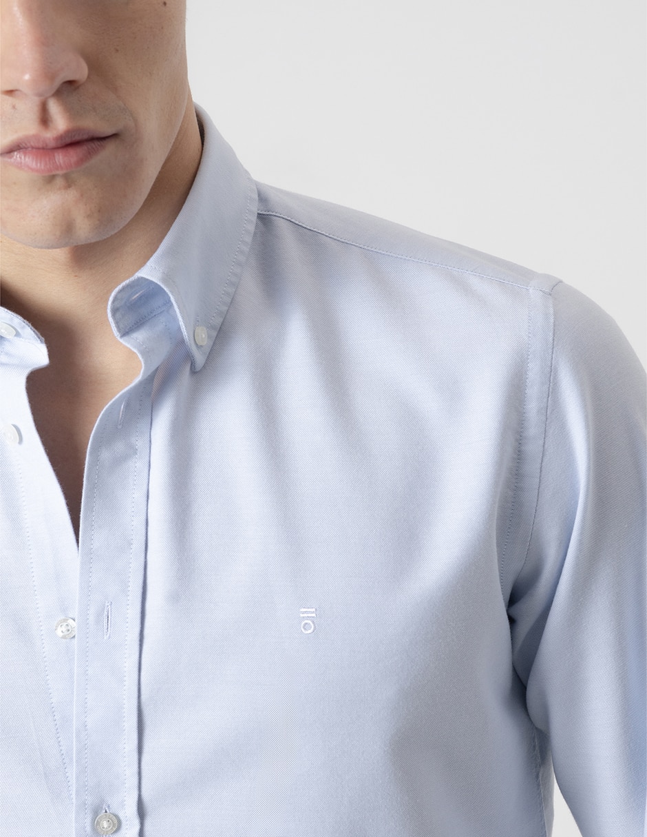 Camisa casual de algodón manga larga para hombre 3