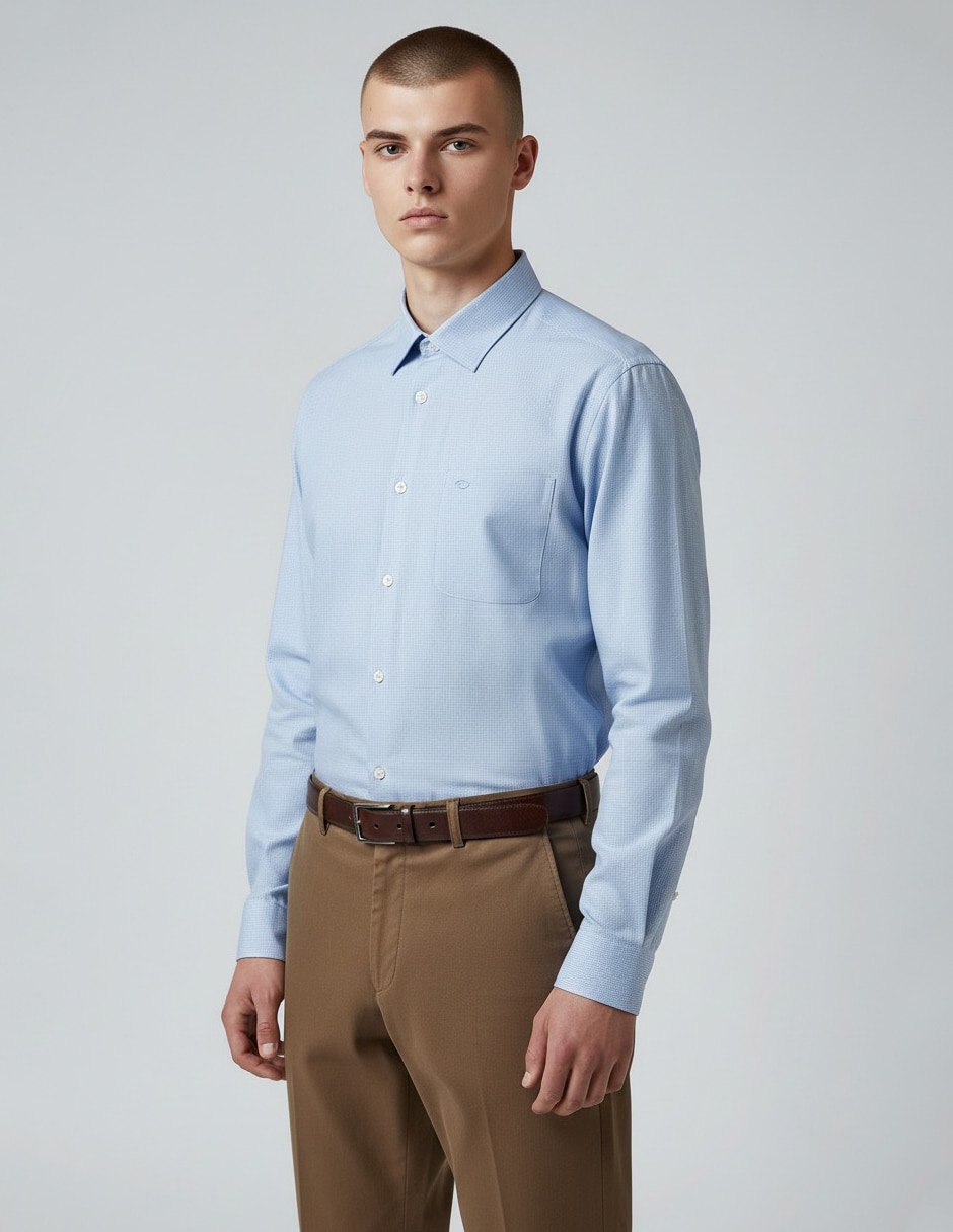 Camisa formal manga larga para hombre Camisa formal manga larga para hombre