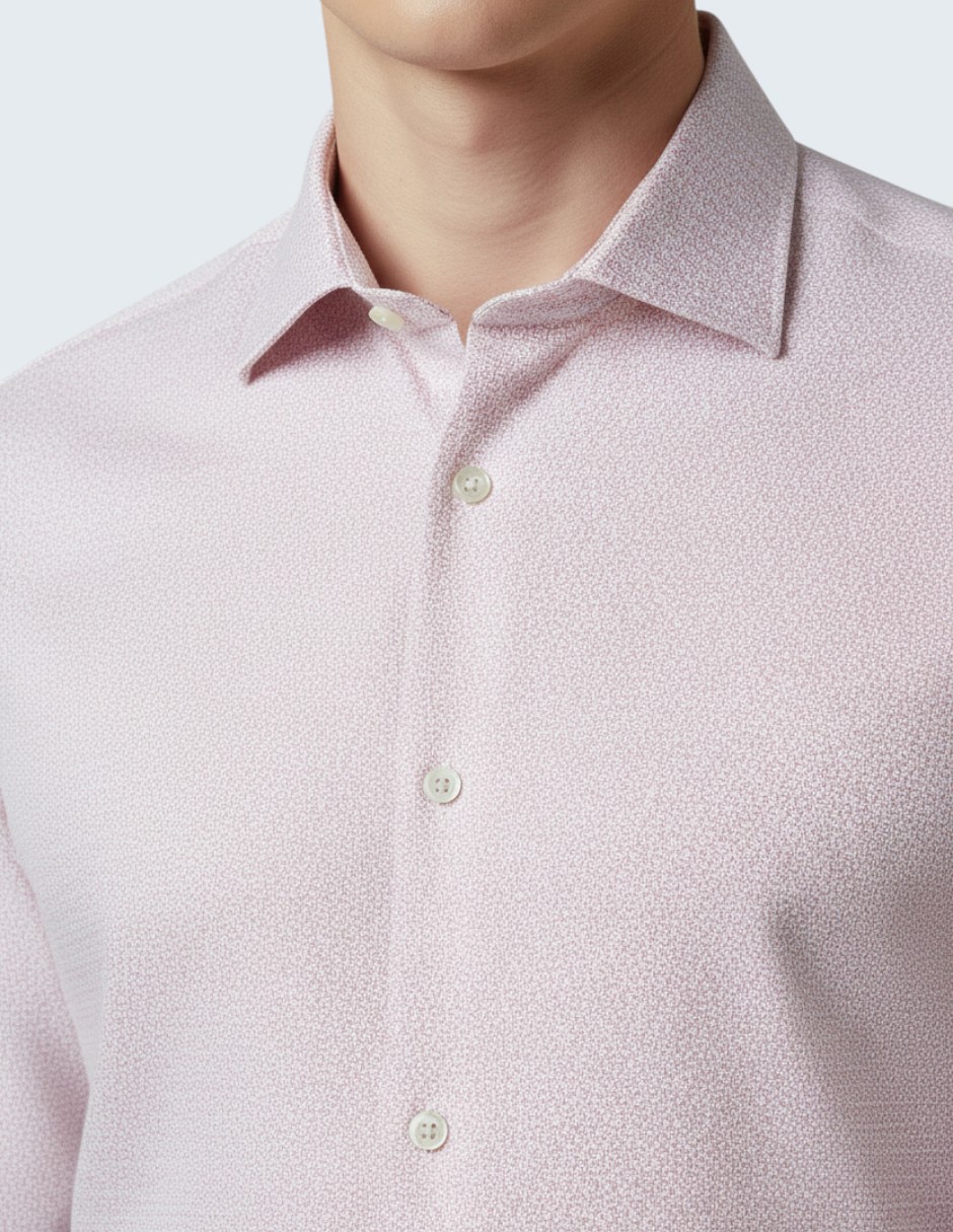 Camisa de vestir de algodón manga larga para hombre 3