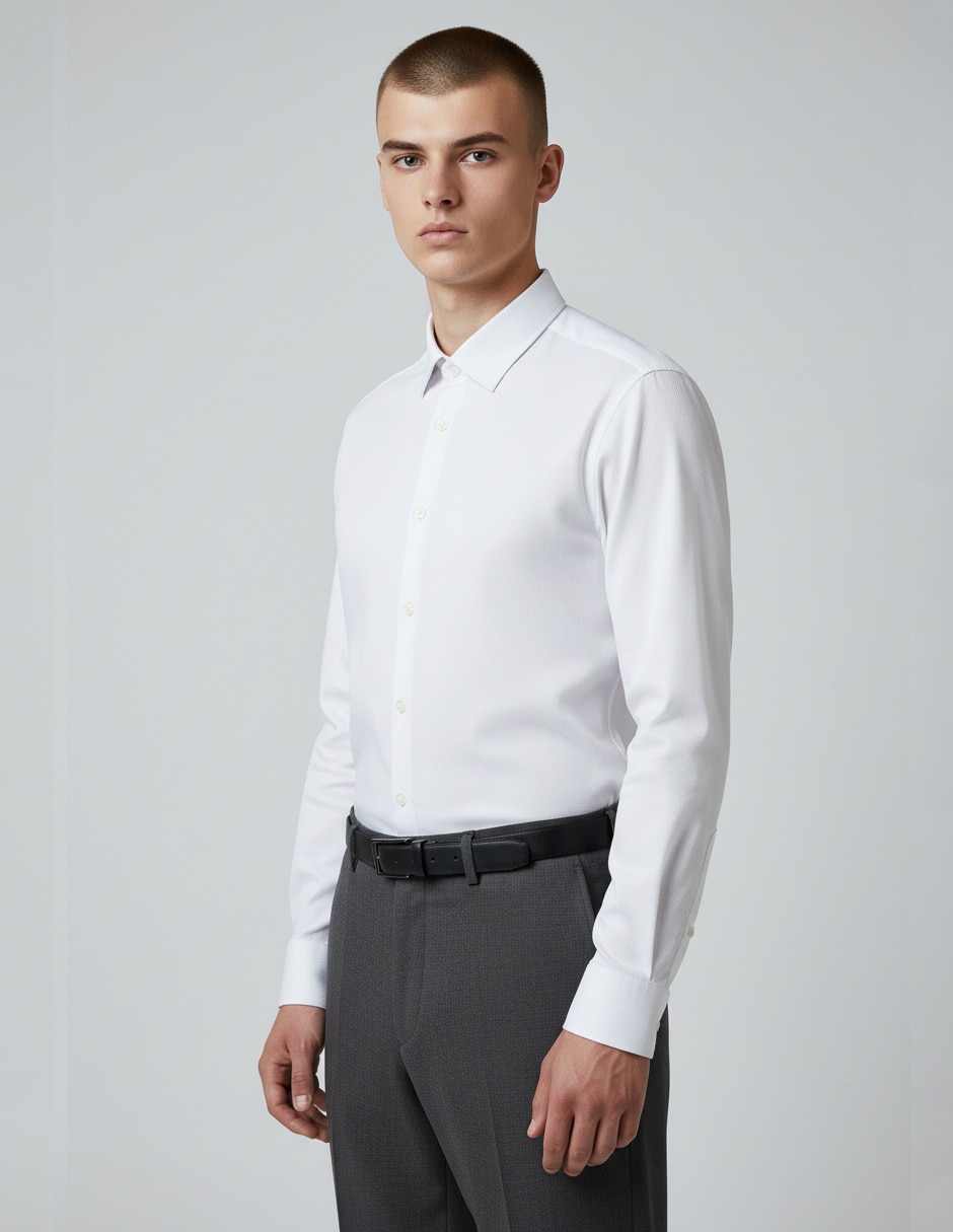 Camisa de vestir manga larga para hombre Camisa de vestir manga larga para hombre