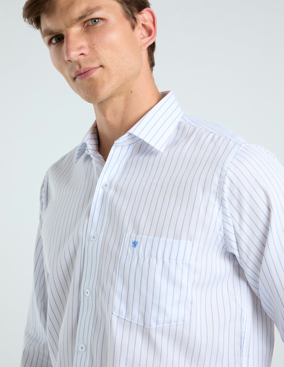 Camisa de vestir manga larga para hombre 4