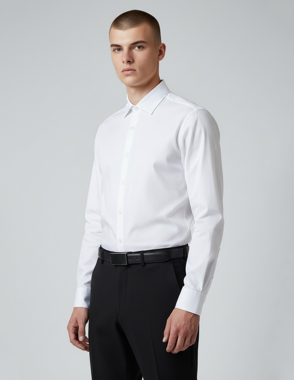 Camisa de vestir manga larga para hombre Camisa de vestir manga larga para hombre