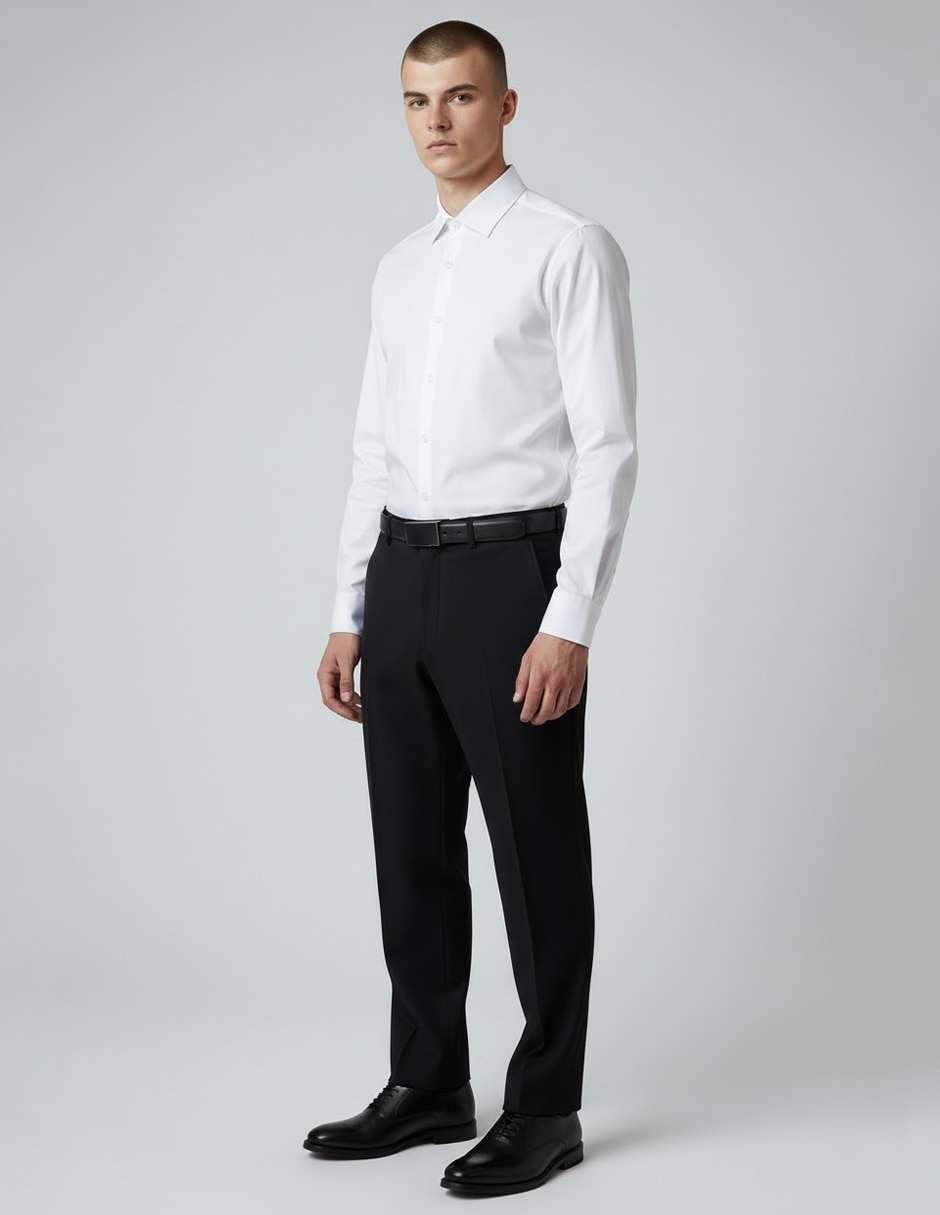 Camisa de vestir manga larga para hombre 3