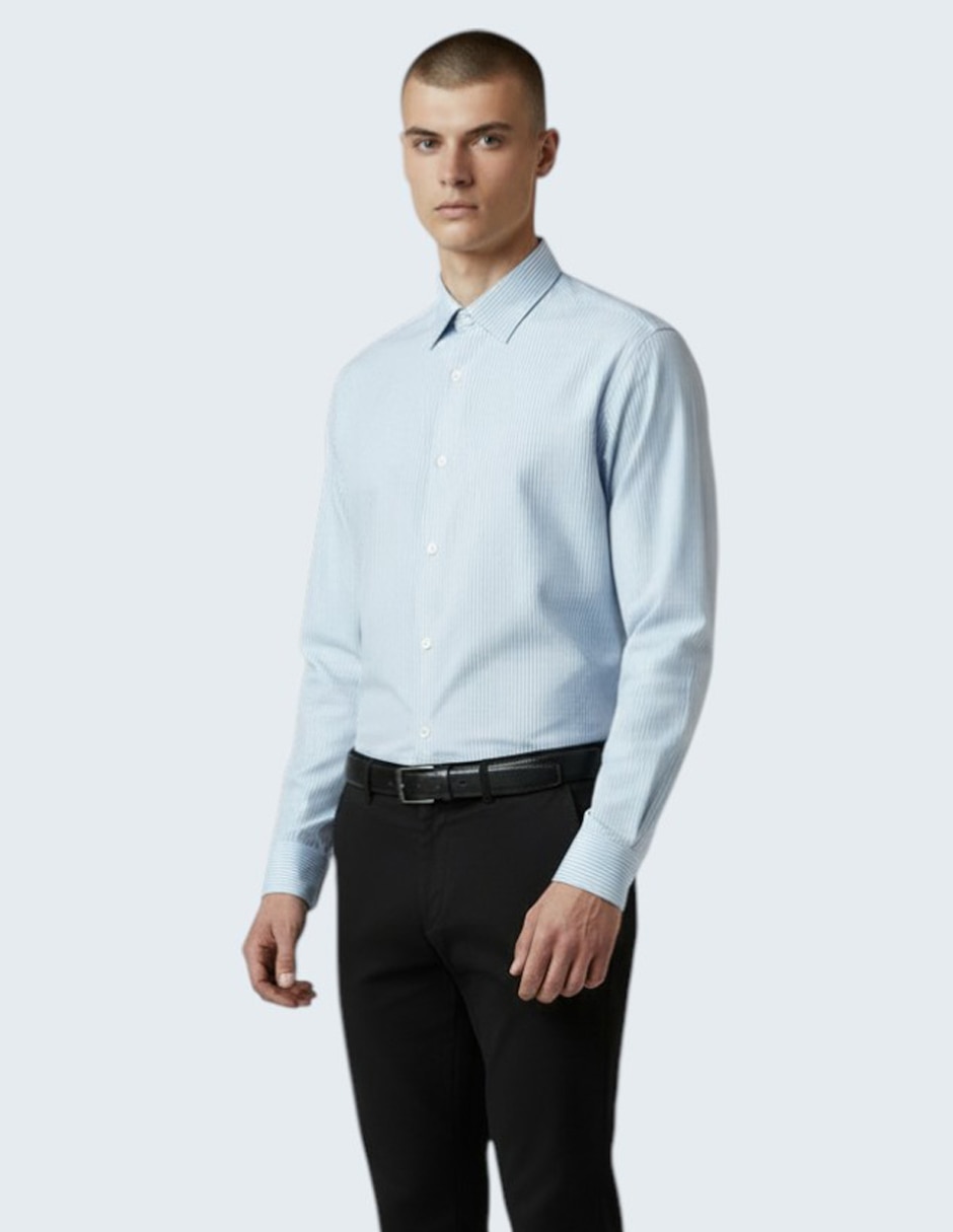 Camisa de vestir kenneth cole de algodón manga larga para hombre Camisa de vestir kenneth cole de algodón manga larga para hombre