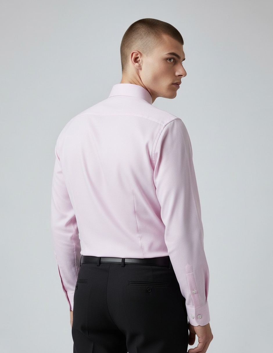 Camisa formal manga larga para hombre 3