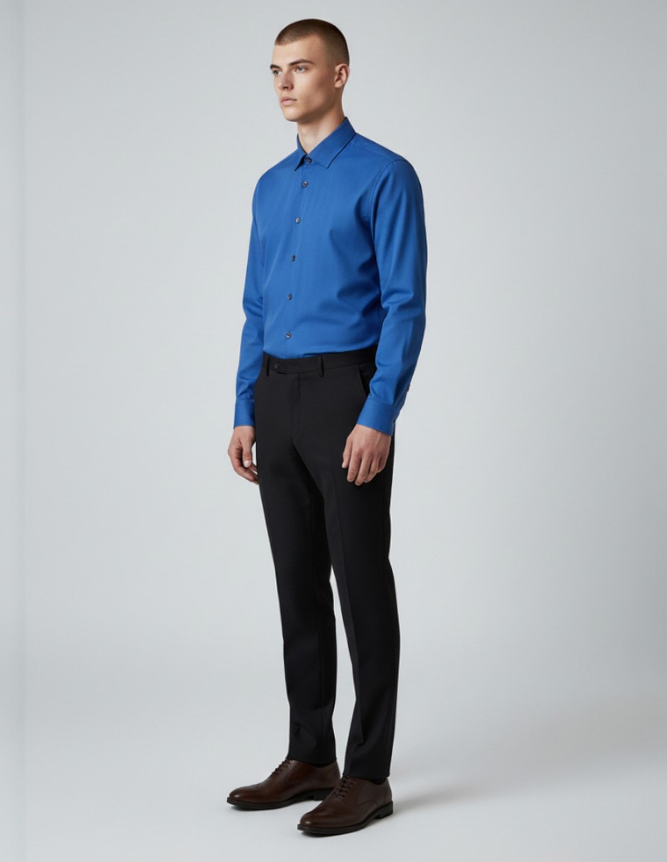 Camisa de vestir manga larga para hombre 6