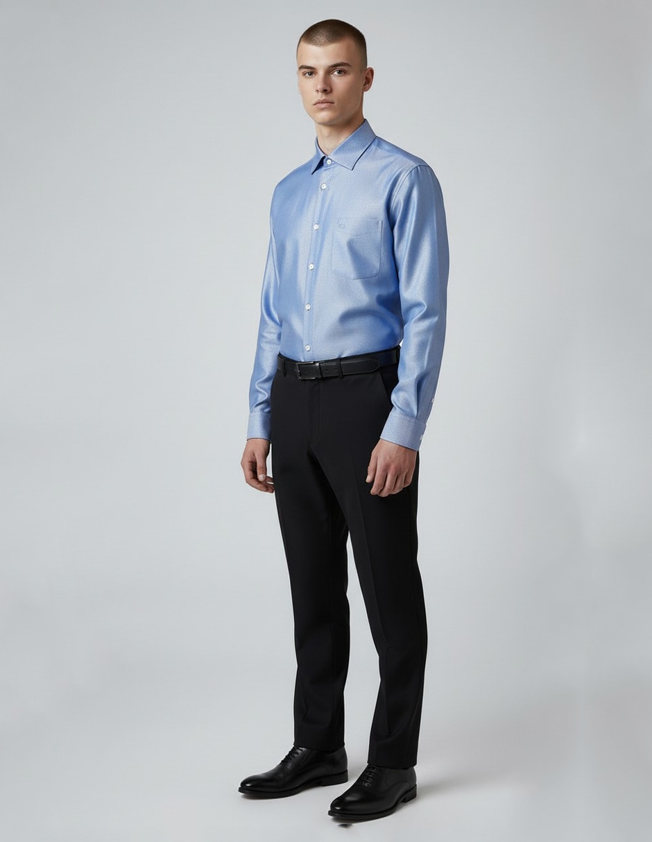 Camisa de vestir manga larga para hombre 2