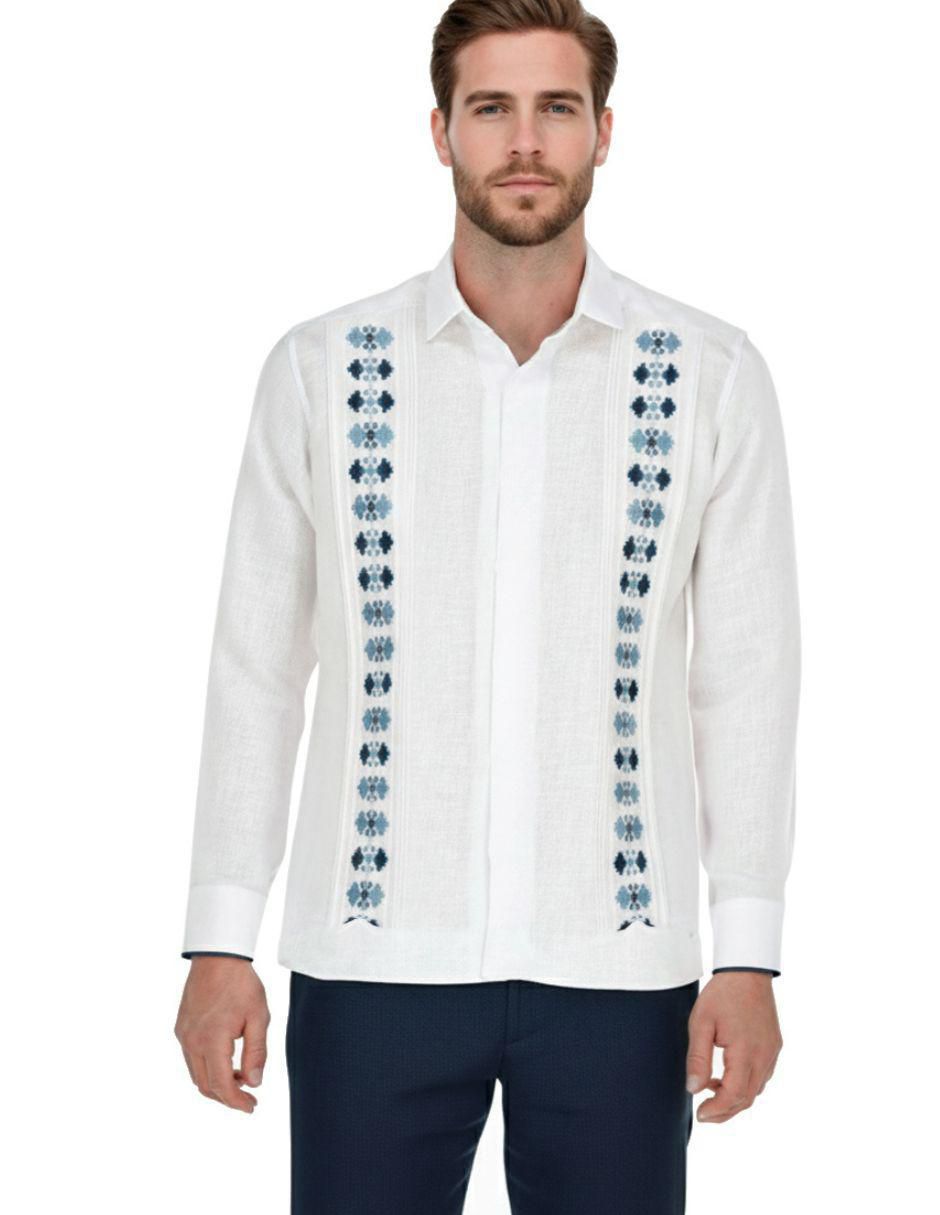 Guayabera manga larga para hombre Guayabera manga larga para hombre
