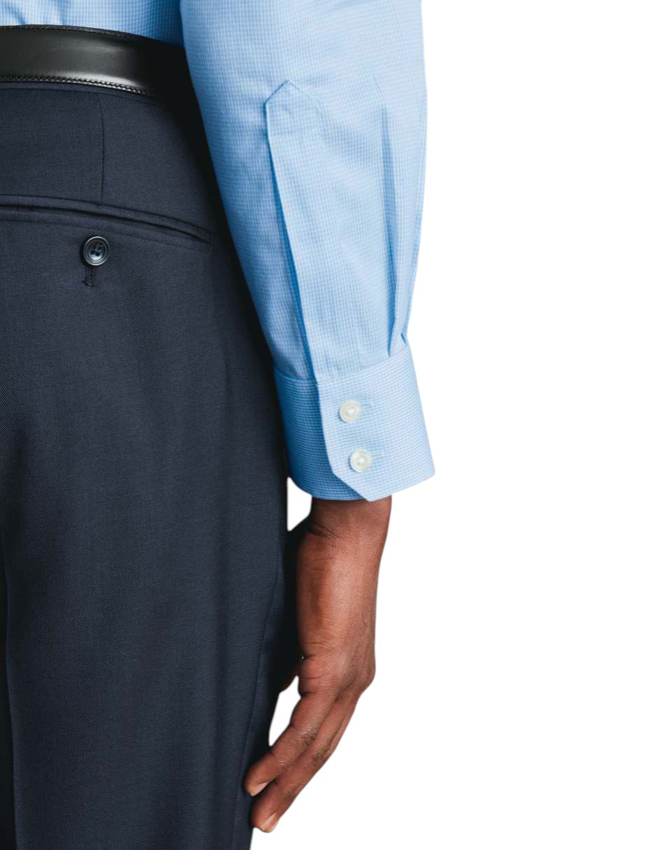 Camisa de vestir de algodón manga larga para hombre 9