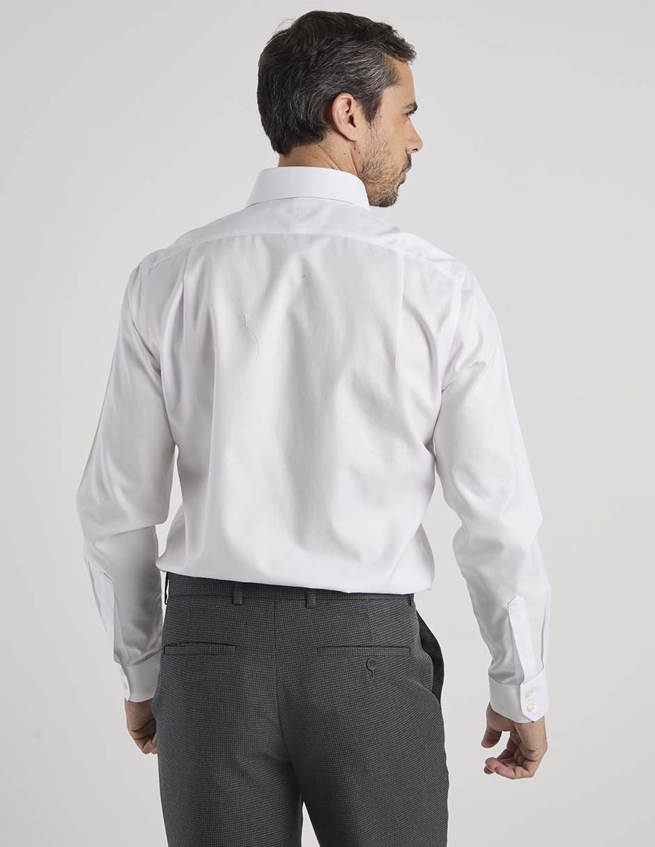 Camisa de vestir de algodón manga larga para hombre 6