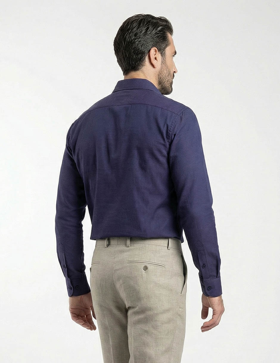 Camisa de vestir manga larga para hombre 2