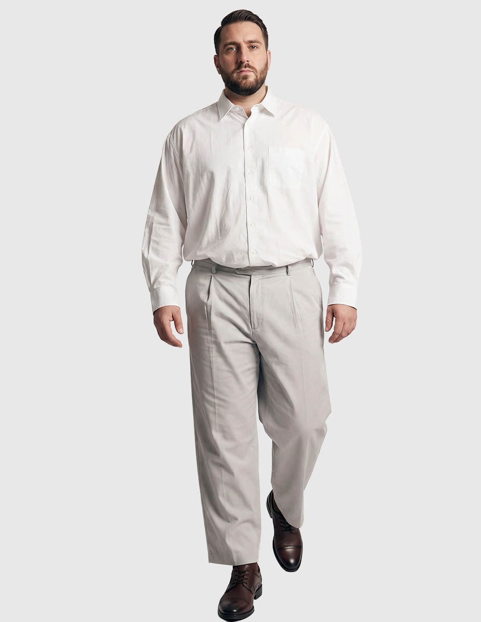 Camisa casual manga larga para hombre 3