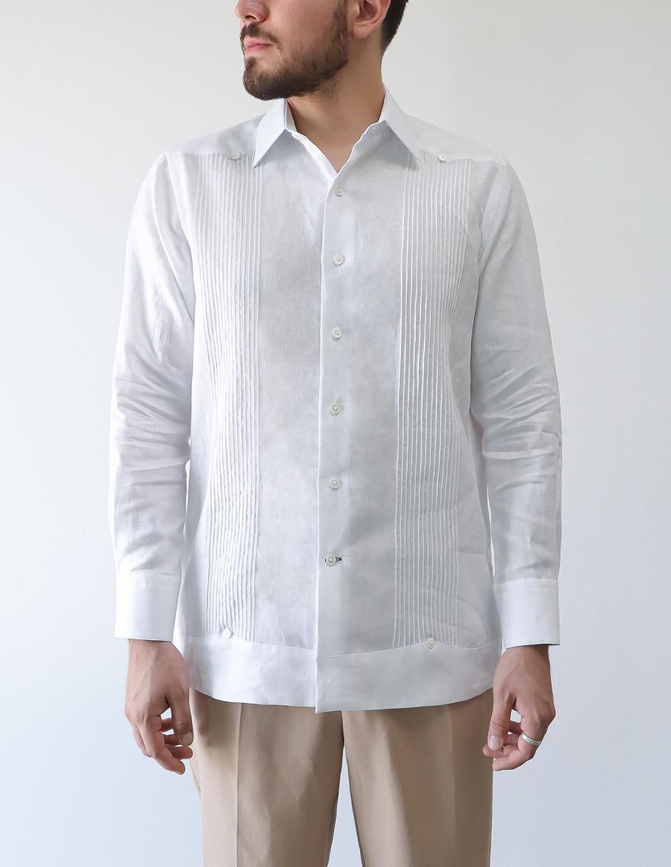 Guayabera manga larga para hombre Guayabera manga larga para hombre