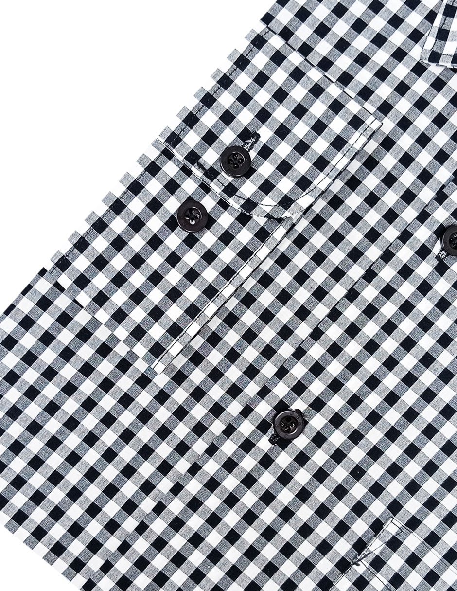 Camisa de vestir de algodón manga larga para hombre 4