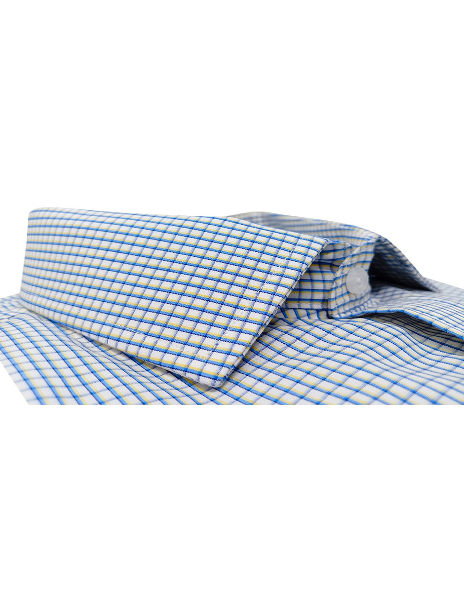 Camisa de vestir de algodón manga larga para hombre 2